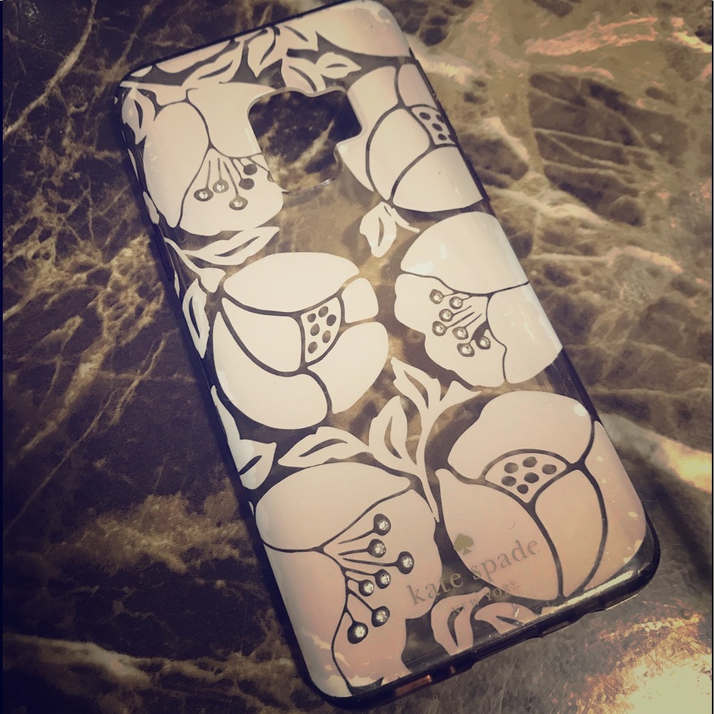Kate Spade Samsung Galaxy S9 Clear Flower Case